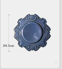 Creative Baroque European Tableware Set (Dinner Plates & Bowls)